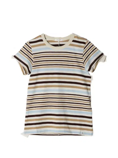 RAG & BONE SLUB STRIPED-PATTERN T-SHIRT