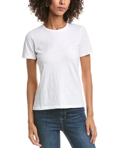 Rag & Bone Slub T-shirt In White