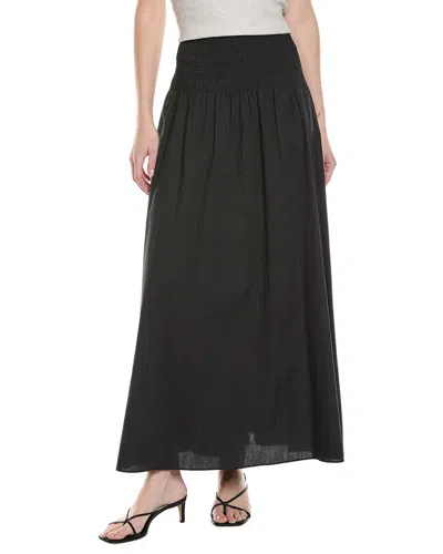 Rag & Bone Sly Poplin Skirt In Black