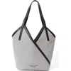 Rag & Bone Small Alix Leather Trim Canvas Carryall Tote In Black