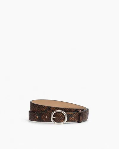 Rag & Bone Small Audrey Suede Belt In Brown