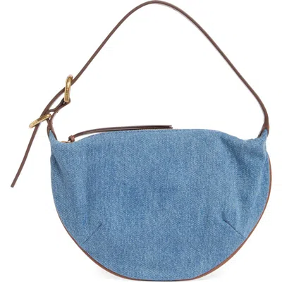 Rag & Bone Small Mercer Denim Hobo Bag In Blue