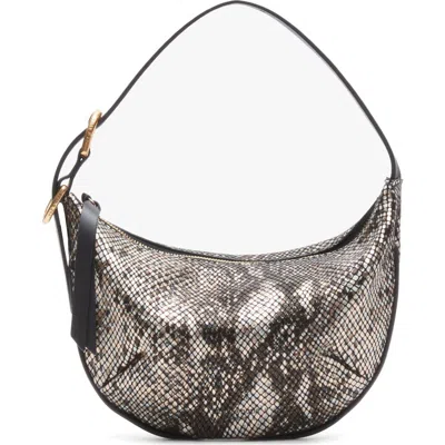 Rag & Bone Small Mercer Leather Hobo Bag In Snake Multi