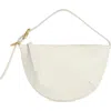 Rag & Bone Small Mercer Leather Hobo Bag In White