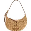 Rag & Bone Small Mercer Woven Straw Hobo Bag