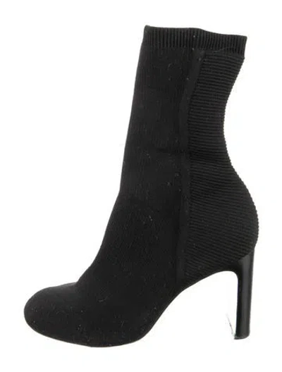 Pre-owned Rag & Bone Sock Boots In Black