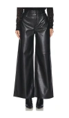 Rag & Bone Black Sofie Faux-leather Pants In 블랙
