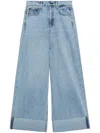 Rag & Bone Weite Sofie High-rise-jeans In Blau