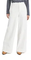 Rag & Bone Featherweight Arianna White Cropped Palazzo Jean In White