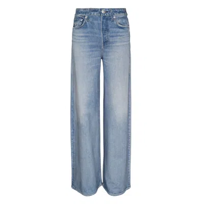 Rag & Bone Sofie Wide-leg Jeans In Blue