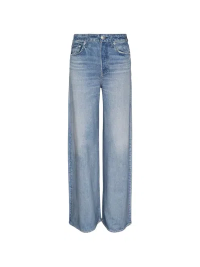 Rag & Bone Sofie Wide-leg Jeans In Blue