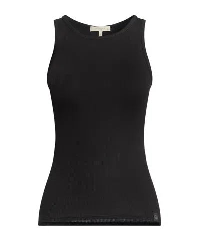 Rag & Bone Soft Plain Sleeveless Tank Top In Black