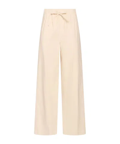 Rag & Bone Solid Color Casual Trousers In White