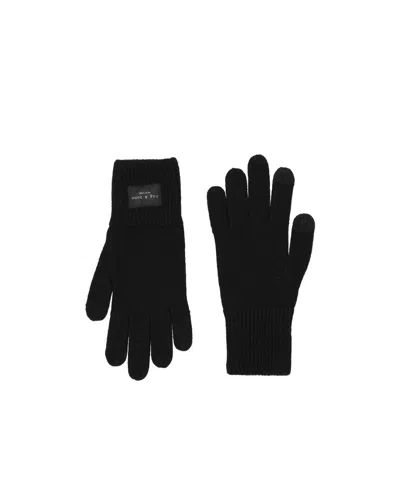 Rag & Bone Solid Color Gloves In White