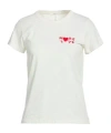 Rag & Bone Solid Color Printed Short-sleeve T-shirt In White