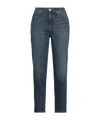 Rag & Bone Solid Color Straight-leg Pants In Blue