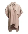 Rag & Bone Solid Color Wool Shawl Coat In Neutral