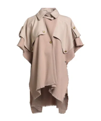 Rag & Bone Solid Color Wool Shawl Coat In Neutral