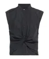 Rag & Bone Solid Colour Shirts In Black