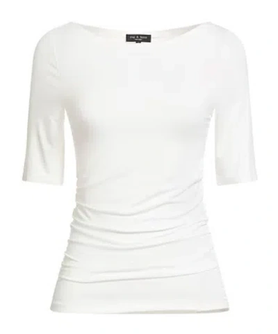 Rag & Bone Solid Short-sleeve T-shirt In White