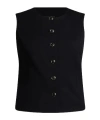 Rag & Bone Solid Sleeveless T-shirt In Black