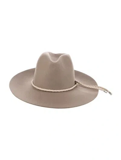 Pre-owned Rag & Bone Solid Sun Hat In Gray