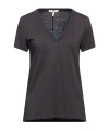 Rag & Bone Solid V-neck Short Sleeve T-shirt In Gray