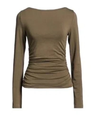 Rag & Bone Solid-color Long-sleeve Top In Brown