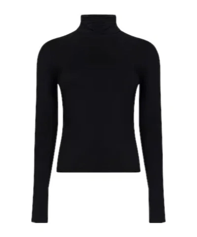 Rag & Bone Solidcolor Longsleeve Turtleneck Tshirt In Black