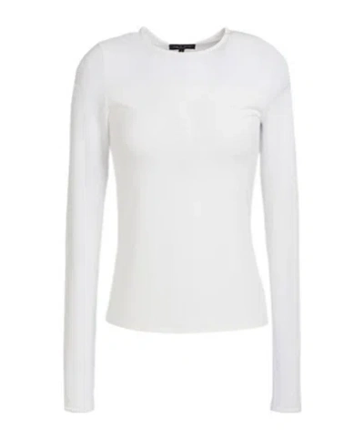 Rag & Bone Solid-color Long-sleeved T-shirt In White