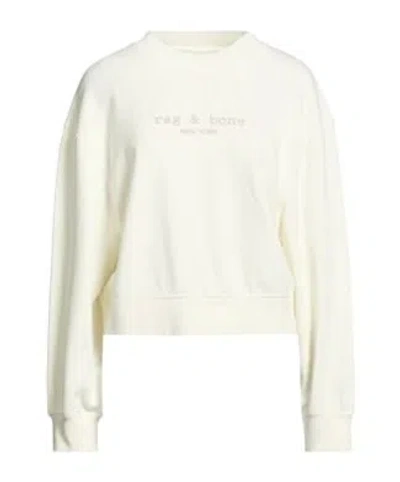 Rag & Bone Solid-color Printed Sweatshirt In White