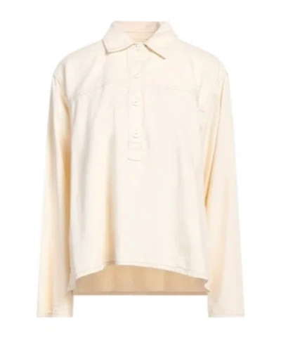 Rag & Bone Solid-colored Denim Shirt In Neutral