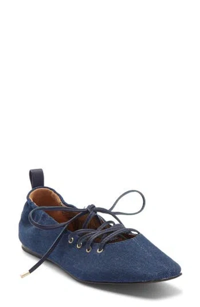 Rag & Bone Sophia Denim Ballet Flat In Blue