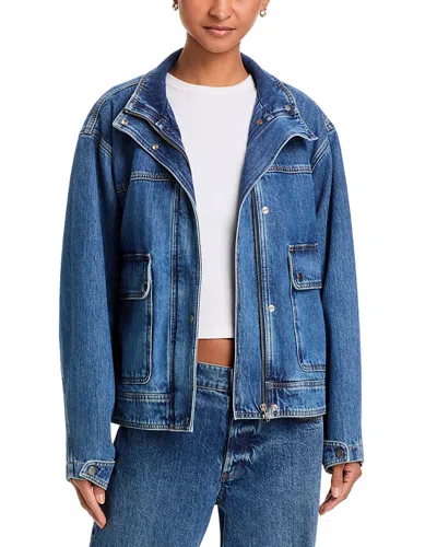 Rag & Bone Sophia Denim Jacket In Blue