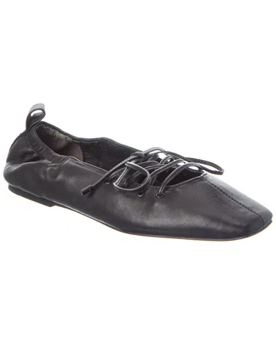Rag & Bone Sophia Leather Ballet Flat In Black