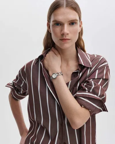 Rag & Bone Spire Bracelet Watch, 25mm In Silver