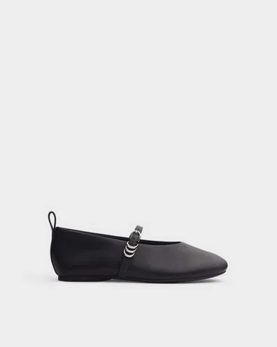 Rag & Bone Spire Leather Mary Jane In Black