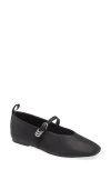Rag & Bone Black Spire Mary Jane Ballerina Flats In Black