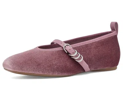 Rag & Bone Spire Mary Jane Women's Flat Shoes Sakura Velvet: Eu 38.5 (us Womens 8.5) M, Synthetic In Pink