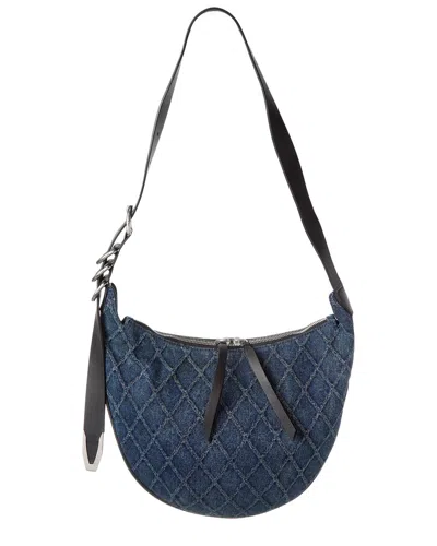 Rag & Bone Spire Mini Denim Hobo In Blue