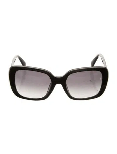 Pre-owned Rag & Bone Square Gradient Sunglasses In Black