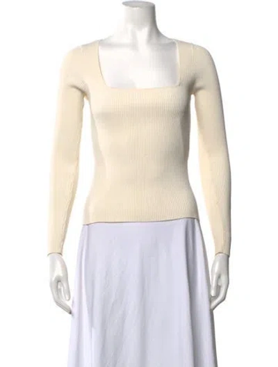 Pre-owned Rag & Bone Square Neckline Sweater In Neutrals