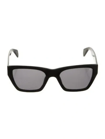 Pre-owned Rag & Bone Square Tinted Sunglasses In Black