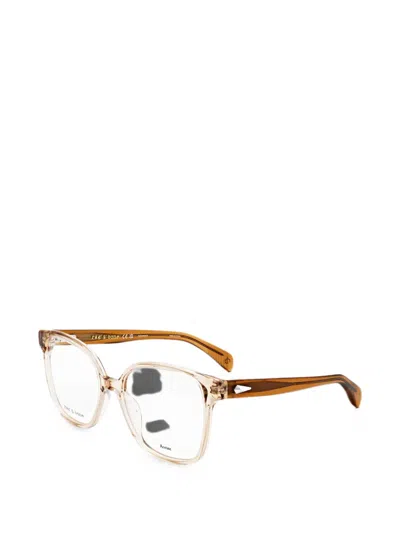Rag & Bone 스퀘어 프레임 안경 In Brown