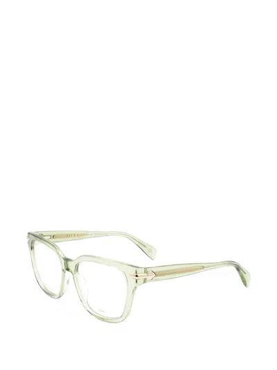 Rag & Bone Square-frame Glasses In Green