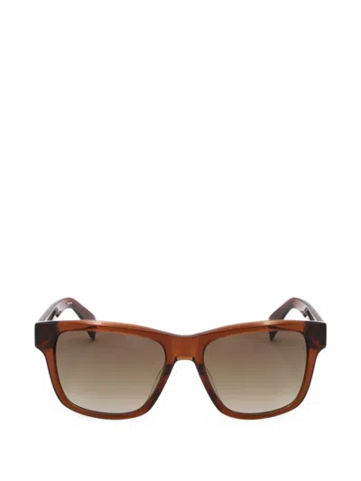 Rag & Bone Square-frame Sunglasses In Brown
