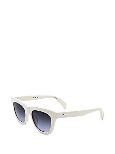 Rag & Bone Square-frame Sunglasses In Blue