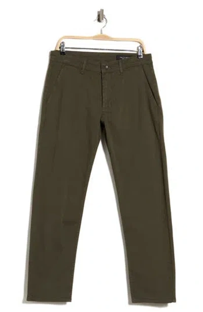 Rag & Bone Standard Chino Pants In Deep Army