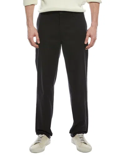 Rag & Bone Standard Flannel Chino Trouser In Black