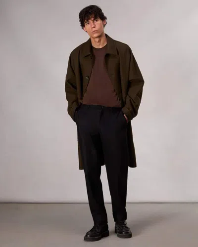 Rag & Bone Standard Flannel Chino Pant In Black